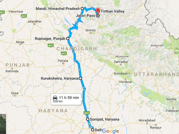 Road Trip From Delhi To Jalori Pass Road Trip From Delhi To Jalori Pass