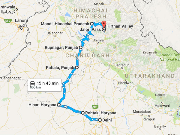 Road Trip From Delhi To Jalori Pass Road Trip From Delhi To Jalori Pass