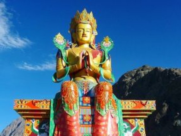 Nubra Valley photos, Maitreya Buddha Nubra Valley photos, Maitreya Buddha