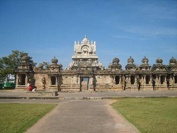 Kanchipuram photos, Kailasanathar Temple - A distant view Kanchipuram photos, Kailasanathar Temple - A distant view
