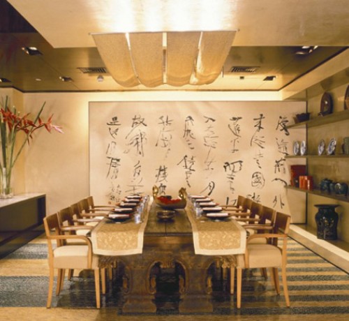Artistic dining room