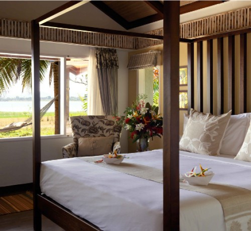 Waterfront villa jacuzzi