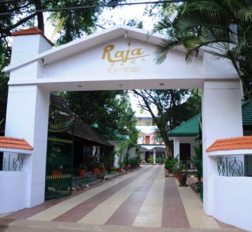 Entrance to the resort