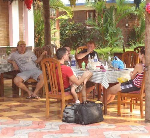 Guests enjoying at the resort