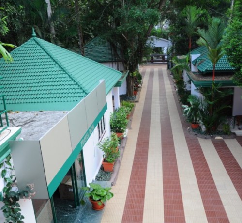 Top view of the Entrance