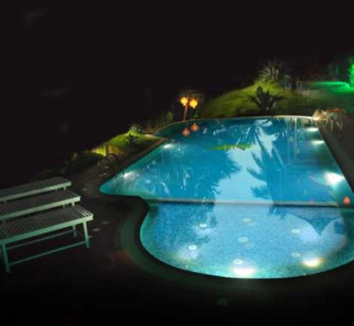 Swimming Poll by night