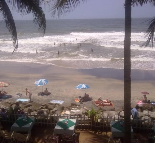 View from the Restaurant (Black Beach)