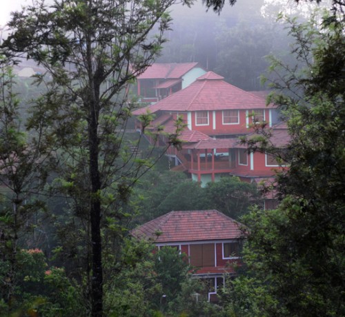 Ariel View of cottages