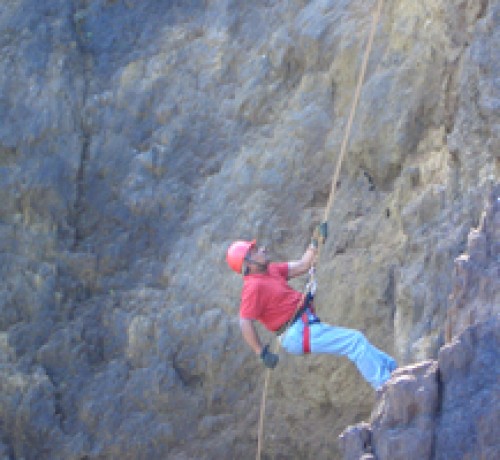 Rock climbing at the resort