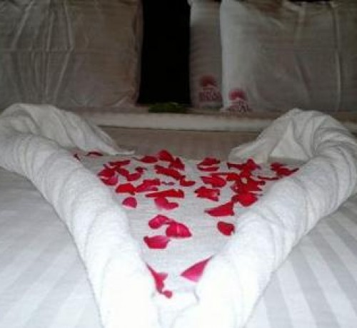 Decorated bed