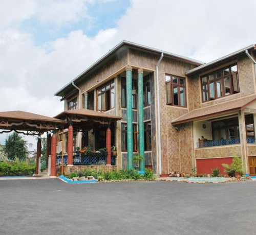 Distant View of the Lodge