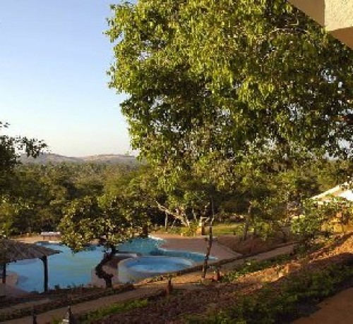 View From Pool from Cottage