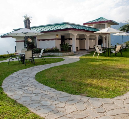 Distant View of the Lawn