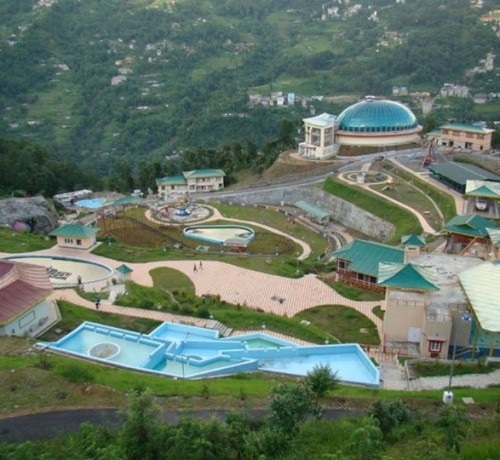 Distant View of the Hotel