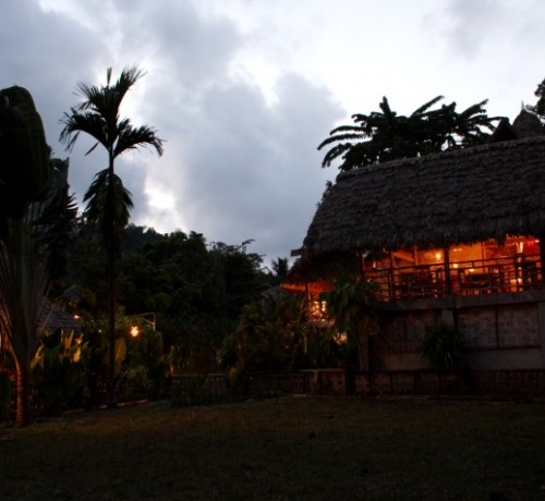 Cottage View at Night