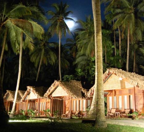 Cottage View at Night