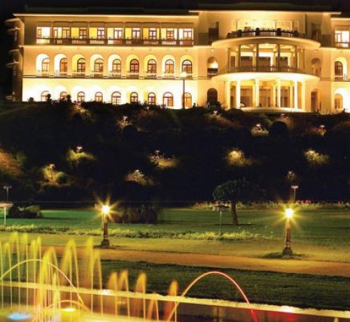 Overlooking  the Brindavan