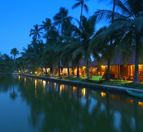 Resort at night