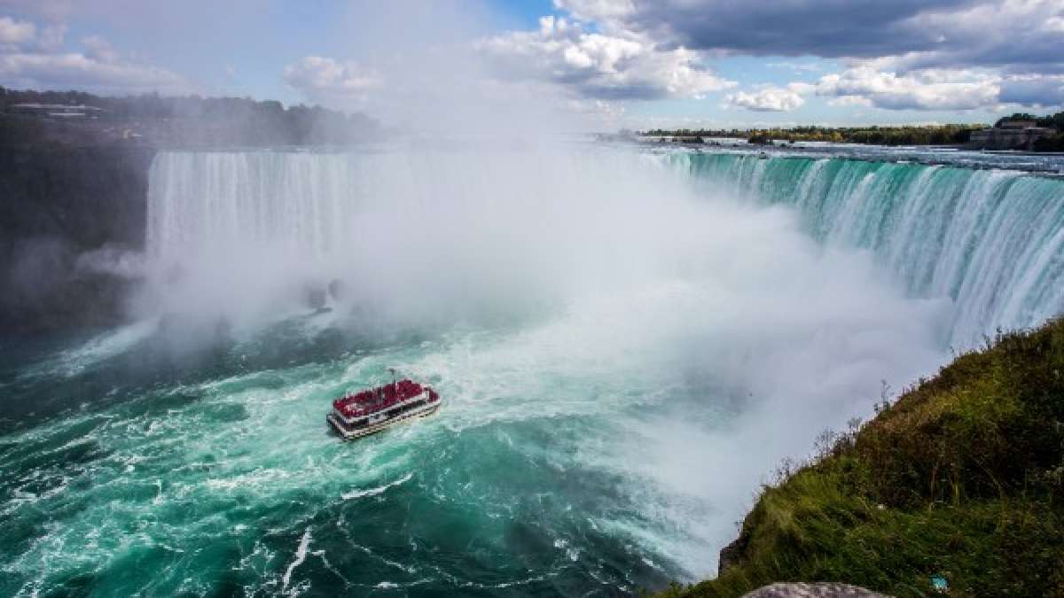A 100yearold tunnel beneath Niagara Falls has been made open to