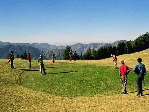 Golfing