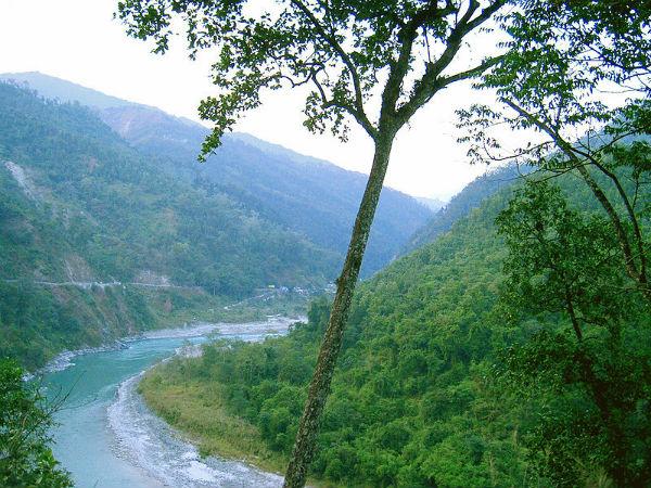 Rowing on the River Teesta!