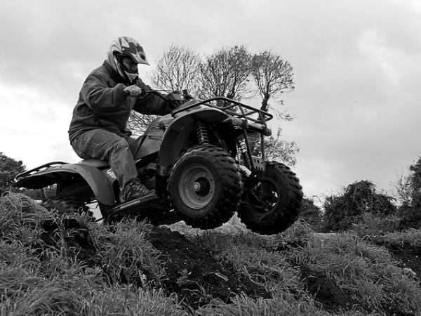 April: Quad biking in Goa