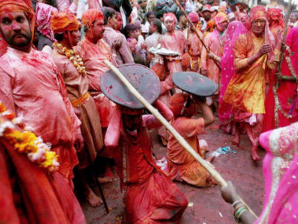 Lath mar Holi in Barsana