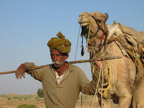The desert is his home