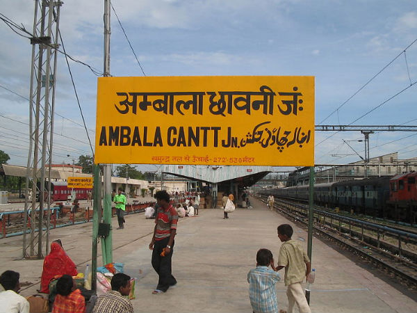 Reaching Ambala