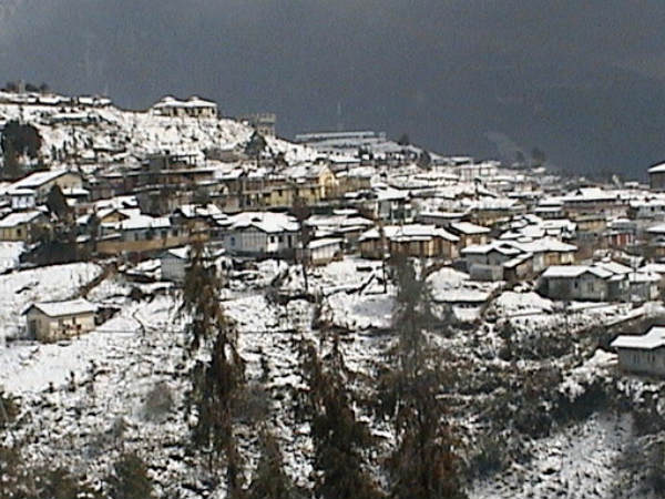 Snowfall in Tawang