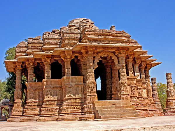 The Sun Temple in Modhera, Gujarat