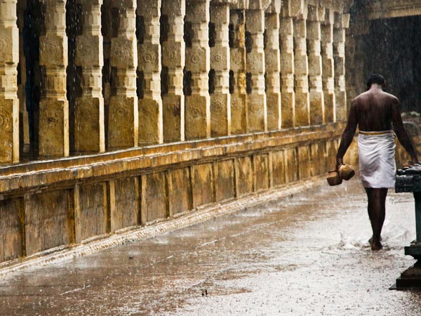 Temple Stones Washed In The Rains