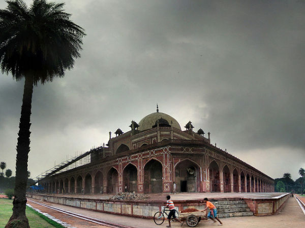 Humayun's Tomb In The Rains, Delhi