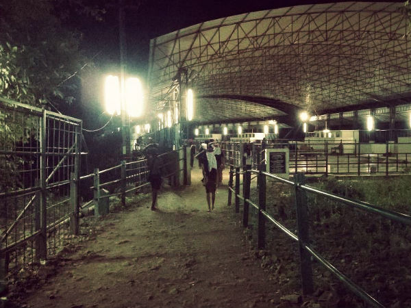 Entering the Temple Complex