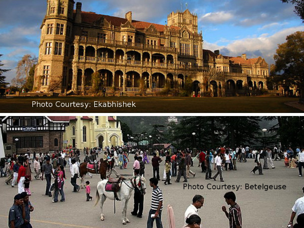 Simla to Shimla