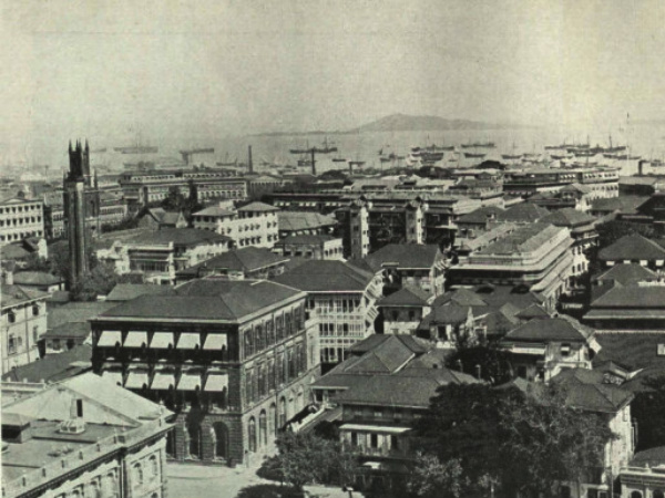 Bombay city from Rajabai Clock Tower