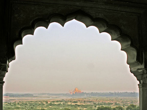 A View of Taj Mahal From the Fort