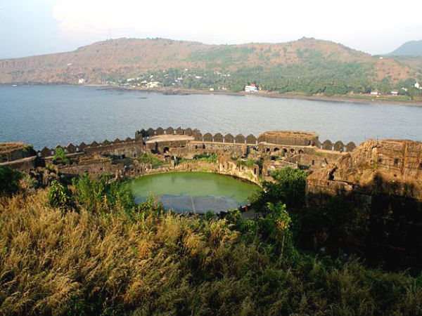 A Pond inside Murud Janjira