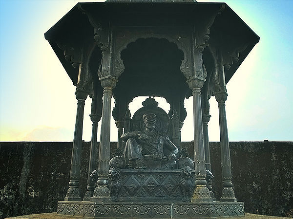 A Replica of Shivaji's Throne