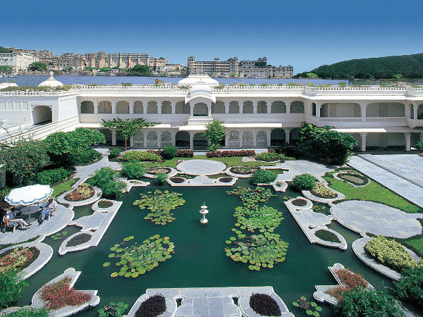 A Pond Inside the Lake Palace