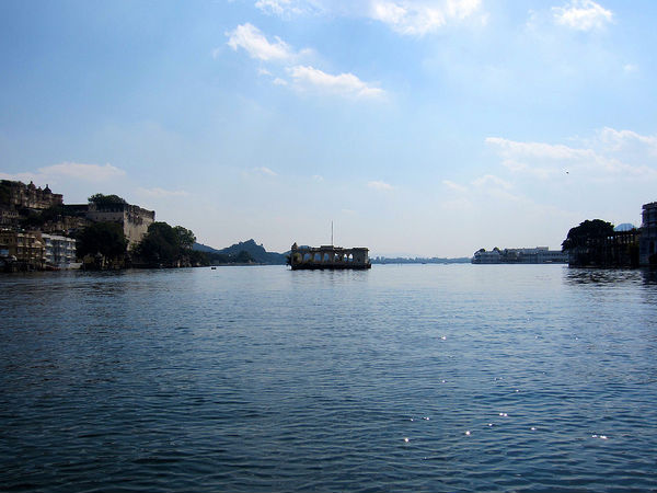 Boating in Lake Pichola