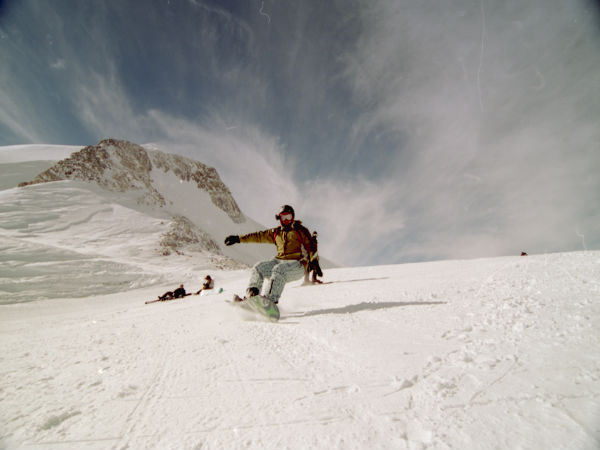 January – Snowboarding