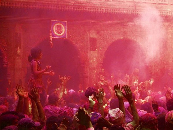Holi in Mathura