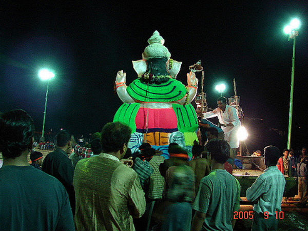 Ganesha festival at Ulsoor Lake