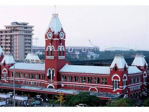 Chennai Central Railway Station Clock Tower
