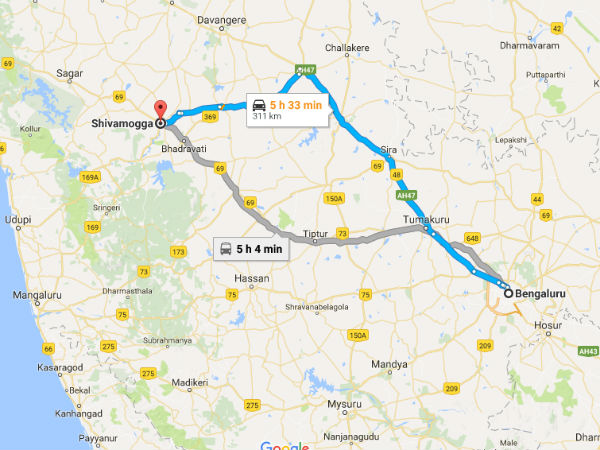 How To Reach Shimoga?