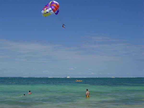 Jet Skiing And Parasailing