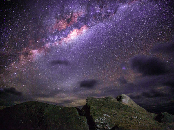 Stargazing In The Mountain Sky