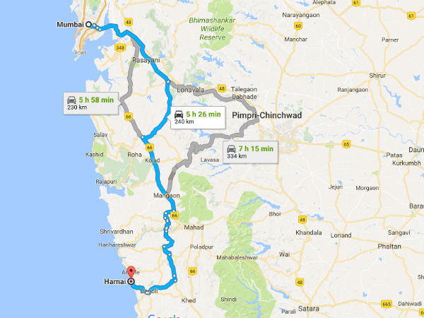 How To Reach Harnai From Mumbai