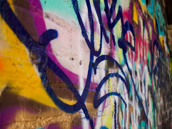 Glare At The Graffiti On The Walls